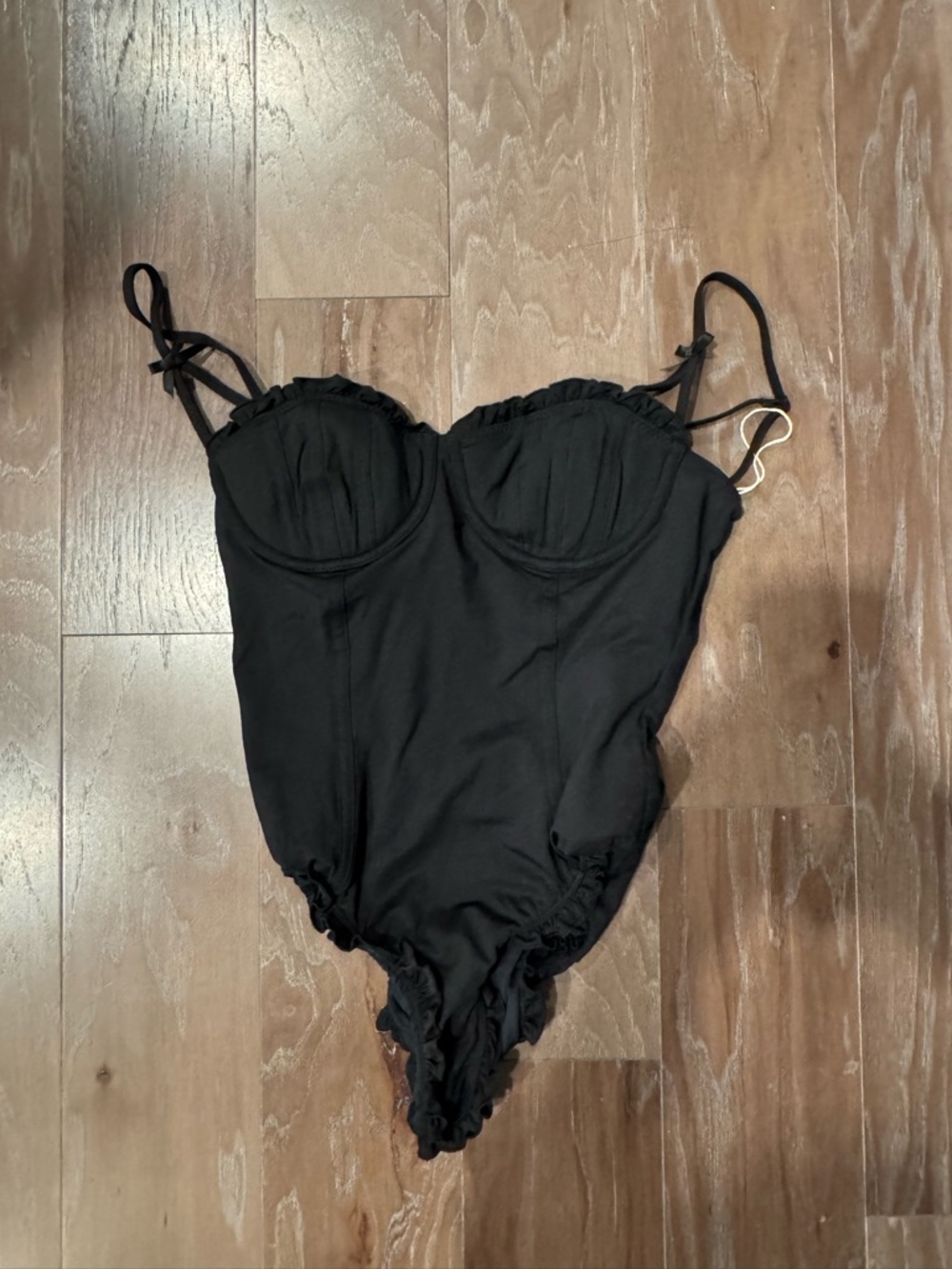 STAUD Black One-Piece Swimsuit